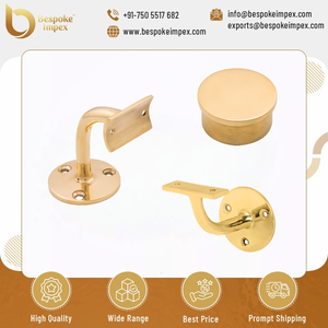 Chất lượng cao bespoke impex Brass Đánh Bóng khung lan can với 3-năm bảo hành cho khách sạn boong cầu thang lan can - Product Image 4