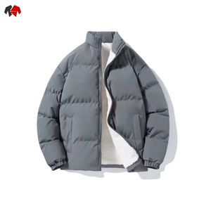 Chaqueta acolchada para hombre 100% Diseños personalizados de alta calidad Bordado de logotipo personalizado Color sólido Tallas grandes Material transpirable - Product Image 1