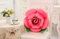 Jouet en peluche en forme de rose créatif super populaire, coussin de canapé en peluche, oreiller en peluche, fleur de rose simulée en peluche