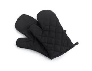 Ensemble de gants de four en polyester de couleur unie à sublimation personnalisée Mitaines de cuisine élégantes en coton résistant à la chaleur Mitaines de four pour le public cible - Product Image 5