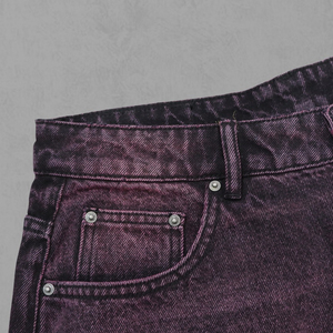 Short en jean vierge de haute qualité OEM en gros, jean court stretch d'été pour hommes, short en jean délavé avec impression de logo personnalisée - Product Image 2