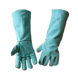 Venta directa de fábrica Guantes de soldadura de cuero Nuevo diseño Mejor fabricante Logotipo personalizado Guantes de soldadura de cuero suave de buena calidad - Product Image 6