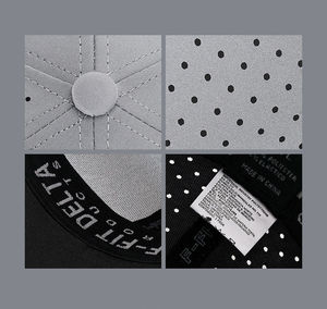 Casquette de baseball en coton à 6 panneaux avec logo personnalisé, vente en gros, broderie 3D, casquette snapback structurée, casquettes de sport unies, fabricant OEM - Product Image 6