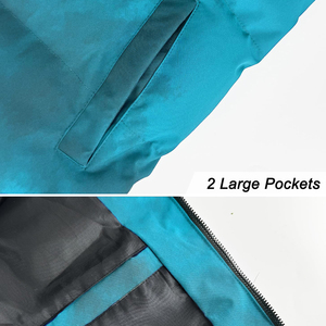 Chaleco para Hombre, 5 Bolsillos, Transpirable, de Algodón Ligero, con Cremallera Impermeable Personalizable, Abrigado - Product Image 4