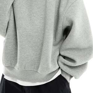 Sudadera Personalizada de Forro Polar para Hombre, Cuello Redondo, Alta Calidad, Lisa, Talla Grande, Manga Larga - Product Image 5