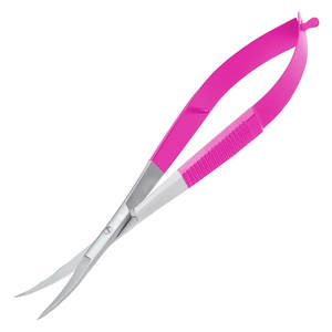 Tijeras de Manicura de Acero Inoxidable con Logotipo Personalizado al por Mayor, Nuevo Diseño, Mango de Cerámica, Herramienta Recta para Uñas, Microresorte, Belleza - Product Image 1