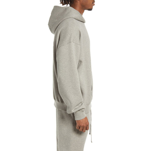 Vente en gros de sweat à capuche et sweat-shirt pour hommes 100% coton motif solide design personnalisable avec des techniques brodées pour une utilisation hivernale - Product Image 5