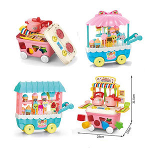 Dollartoys Cuisson Cuisinière Boîte <span class=keywords><strong>De</strong></span> Rangement Faire semblant <span class=keywords><strong>De</strong></span> Jouer Ustensiles <span class=keywords><strong>De</strong></span> Cuisine Lave-Vaisselle Fontaine À Boire Nourriture Enfant Jouet Camion Mobile - Product Image 1