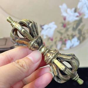 Campana de Mano Nueva, Campana de Latón Vintage para Cena, Campana de Metal para Cena, Hora del Té, Bodas, Fiestas - Product Image 3