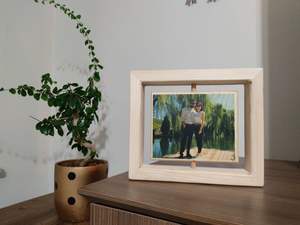 Américain Moderne Simple Taille Personnalisée Couleur Naturelle MDF Cadre Photo Résine Poster Impression pour la Maison Bureau Décoration-Vente en Gros - Product Image 3