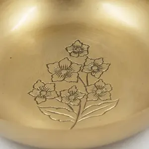 Bol en métal traditionnel indien, plat de service conçu pour les fêtes à domicile, bol pour l'hôtellerie, expérience culinaire des clients, bol en gros - Product Image 2