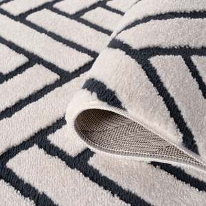 พรมปูพื้นทรงสี่เหลี่ยมผืนผ้าสีน้ำเงินลายเชฟรอน Netline Home Loft Chevron Blue Jute Rug-Classic สำหรับห้องนั่งเล่นและวัยรุ่น - Product Image 4