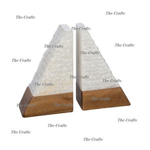 Sujetalibros de mármol con sujetalibros de alfabeto de Calidad exclusiva, sujetalibros de tamaño y forma personalizados para decoración del hogar - Product Image 5