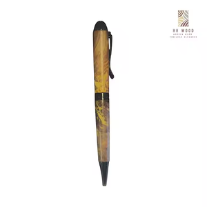 Stylo à bille en bois de 0.7mm fait main pour cadeaux et bureau - Product Image 4