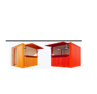 Maison Conteneur Moderne en Acier pour Restaurant ou Stand Alimentaire – Écologique, Étanche, Durable avec Garantie de 2 Ans