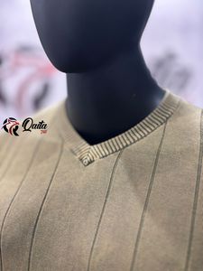 Suéter de cuello redondo de manga larga para hombre de alta calidad y sudadera de punto informal cálida para otoño e invierno y venta al por mayor de OEM ODM - Product Image 3
