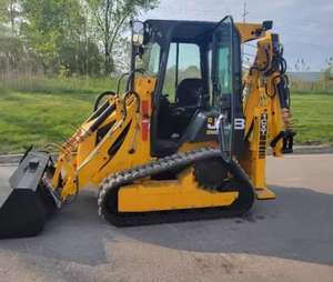 Chargeuse compacte JCB 1CXT 4x4 de qualité supérieure, chargeuse-pelleteuse, chargeuse frontale pour la construction - Product Image 4