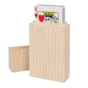 Handmade Luxury Wooden Playing Card Box High Quality Brass Decorative <b>Storage</b> <b>Desktop</b> & <b>Drawer</b> Organizer - Product Image 5