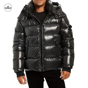 Nouvelle mode de veste en duvet personnalisée pour hommes veste d'hiver légère en coton décontractée en nylon avec logo pour l'extérieur veste coupe-vent à bulles - Product Image 3