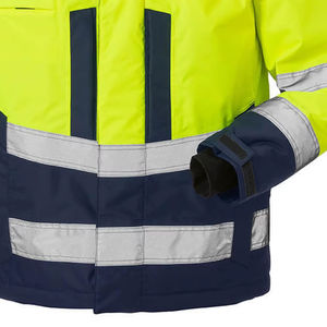 Chaqueta de Seguridad de Alta Visibilidad para Hombre con Franjas Reflectantes, Impermeable, Resistente al Viento, Ropa de Trabajo, Logotipo Personalizado, ANSI Clase 2, Más Vendida - Product Image 6