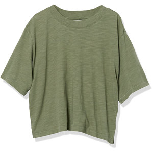 Camiseta corta de color sólido con diseño de tu propio logotipo para mujer, Camiseta corta de alta calidad con diseño superior para mujer - Product Image 6