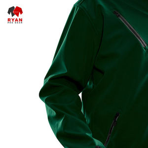 Chaqueta Softshell con Cremallera de Punto Personalizada Ryan Pro Gear para Hombre, Tejido Transpirable y Cómodo con Logotipo Personalizado, Servicio OEM - Product Image 1
