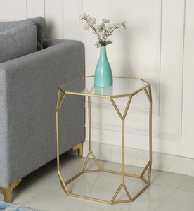 Meilleure vente de table d'appoint en métal de conception personnalisée pour l'affichage et l'utilisation à domicile fabricant de l'usine indienne - Product Image 5