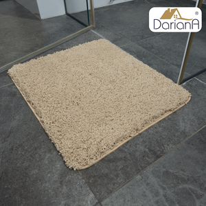 Tapis de bain DarianA Premium moderne antidérapant et écologique, en polyester doux, couleur unie, rectangulaire, avec envers en caoutchouc antidérapant, épais - Product Image 4