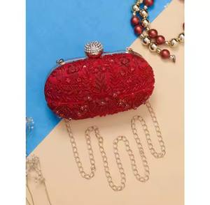Embroidered Designer <b>Clutch</b> Purse A Chic And Sophisticated Must Have For Every Fashionista Closet - Product Image 1