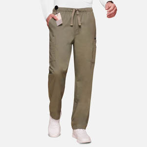 Nouveau pantalon de style jogger pour homme, coupe ajustée, anti-froissement, pantalon médical, logo personnalisé - Product Image 5