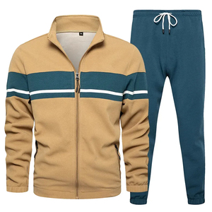 Logo personnalisé d'usine hommes survêtements marque privée ensembles de jogging tricot coton Premium Tech polaire survêtements - Product Image 1