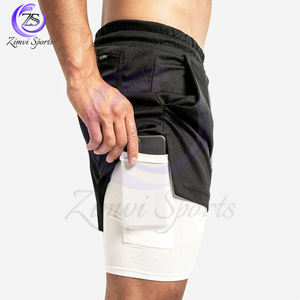 Con diseño propio, último estilo, 2025, ropa de gimnasio cómoda, respetuosa con el medio ambiente, tela de tacto suave, pantalones cortos deportivos para entrenamiento físico - Product Image 4
