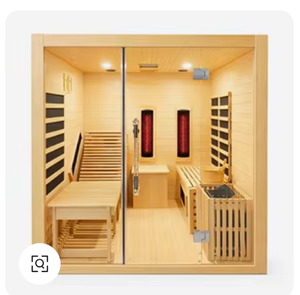 Sauna Híbrida Interior Moderna para 2 Personas + Envío Gratuito - Product Image 1