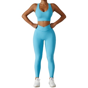 Venta al por mayor de ropa de gimnasio personalizada, ropa deportiva de talla grande, conjuntos de yoga, conjuntos de 3 piezas, ropa activa para mujer 2026 - Product Image 4