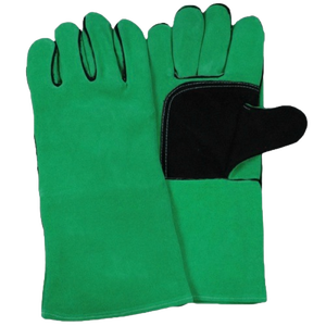 Gants de sécurité en cuir de vachette de haute qualité, renforcés pour la construction industrielle, la protection des mains et des bras pour le barbecue - Product Image 3