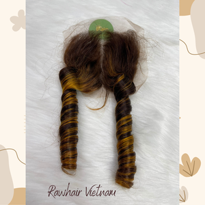 Wholesale Machine Double Weft Curly Remy Hair <b>Extensions</b> <b>Cheap</b> Human Hair Vendors in Nigeria-Bulk Hair Weft - Product Image 2