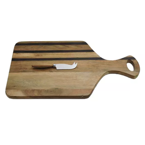 Bloque de madera con incrustaciones de resina para picar, diseño cuadrado hecho a mano, herramientas de cocina para restaurante, Hotel, hogar, boda, regalo de negocios - Product Image 4