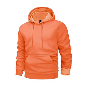 เสื้อฮู้ดโอเวอร์ไซส์ขนแกะสีบกำหนดโลโก้ได้เองดีไซน์แบบถักลายพื้น - Product Image 5