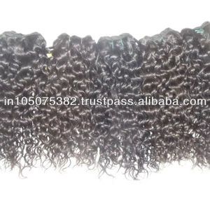 Vente en gros Temple indien Cheveux humains non transformés Remy cheveux indiens Remy de haute qualité - Product Image 1