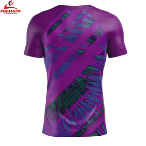 Logo personnalisé Chemise de compression hommes séchage rapide Gym Fitness vêtements de sport t-shirt Gym hommes - Product Image 2