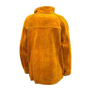 Veste de soudage en polyester élégante et personnalisée, offrant une protection de niveau A et anti-chaleur pour une utilisation en salle blanche - Product Image 2