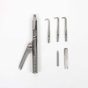 Pistolet automatique de retrait de couronnes dentaires à une main, 3 inserts, en acier inoxydable, écarteurs de couronnes restauratives pour dentisterie - Product Image 6