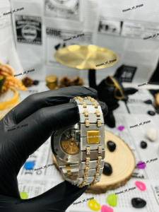 VVS Iced Out Automatic Watch Stainless Steel Moissanite Diamond Hip Hop Bling <b>Wristwatch</b> Statement Style Gift For Men Women - Product Image 4