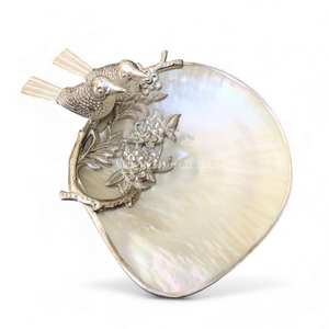 Refined Mother of Pearl Shell <b>Plate</b> <b>for</b> Luxury Dessert Serving Table Decor and Jewelry <b>Display</b> From Vietnam - Product Image 2