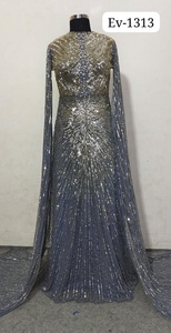 Vestido de Fiesta Largo de Lujo con Cuello Halter de Malla, Tirantes Espagueti, Largo hasta la Rodilla, con Cuentas y Cadenas de Borlas para Mujer - Product Image 2