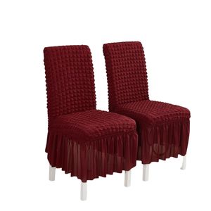 Venta al por mayor de fundas para sillas de color rosa, fundas para sillas de mesa de comedor elásticas de LICRA, fabricadas en Vietnam, fabricante para sala de estar - Product Image 1