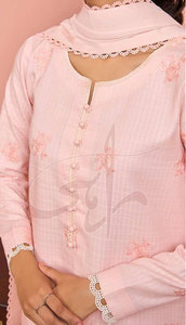 Trajes Formales para Mujer de Alta Calidad, Color Rosa Claro, Transpirables, Ecológicos, de Tela de Algodón Ligera y Resistente - Product Image 6