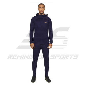 Vente chaude Hommes Survêtement Solide Couleur Survêtement Hommes 2 Pcs Ensemble Survêtement Pour Hommes - Product Image 4