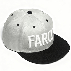 特注ヒョウ柄ブリム6パネルトラック帽子2トーンヒョウ柄ビルキャップスナップバック野球帽 - Product Image 2