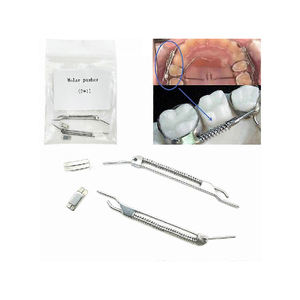 Poussoir molaire manuel pour orthodontie, usage dentaire, fabriqué en acier et en métal - Product Image 1